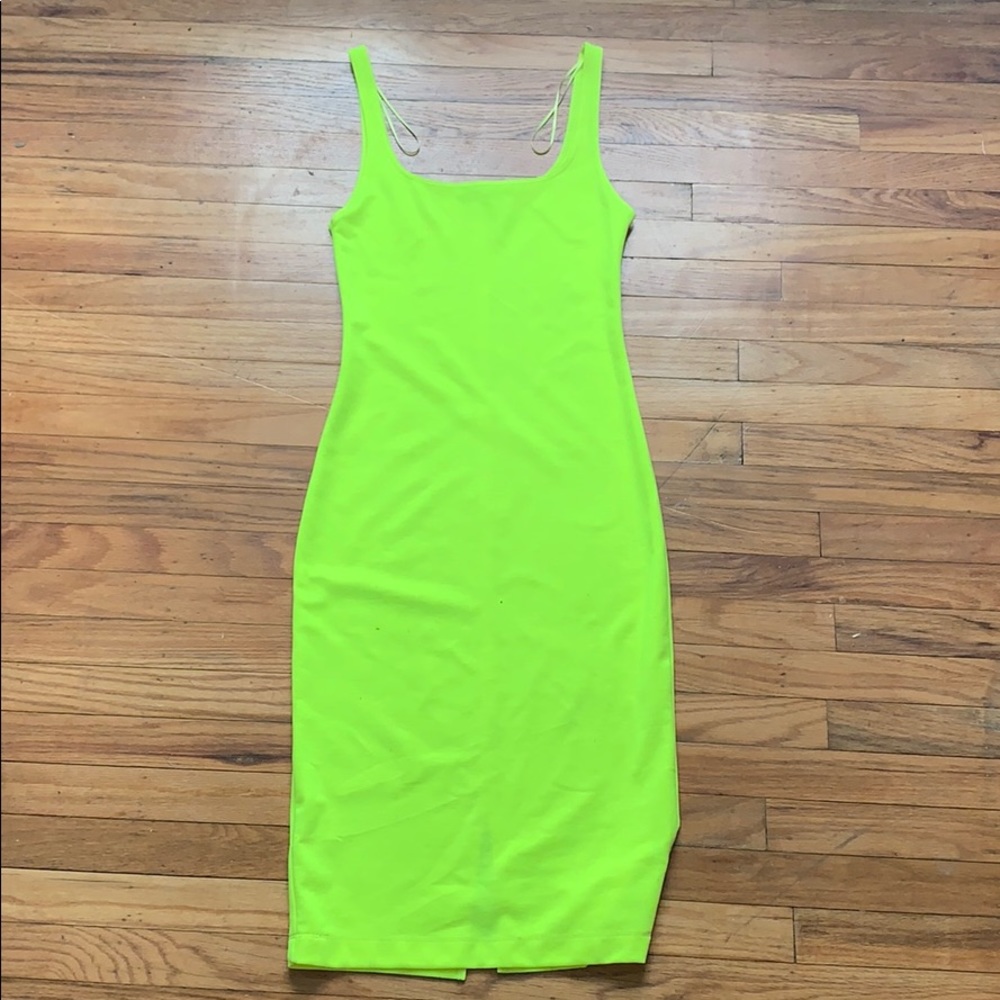 Neon Green dress